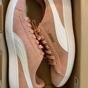 Pink Puma sneakers